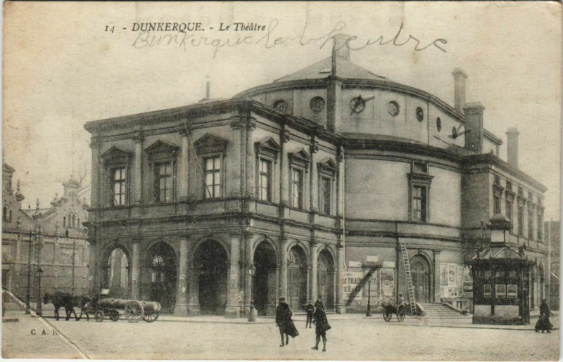 Carte postale ancienne Dunkerque Le Théatre à Dunkerque