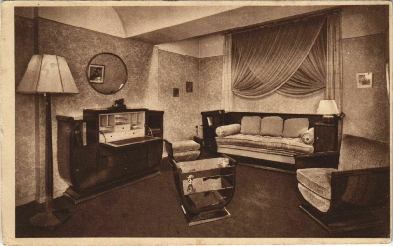 Carte postale ancienne Roubaix - Vizites ses Salons d'Expo à Roubaix