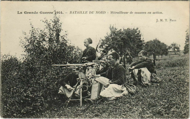 Carte postale ancienne La Grande Guerre 1914 - Bataille du Nord à Erre