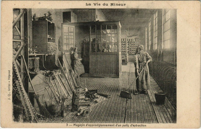 Carte postale ancienne La Vie du Mineur
