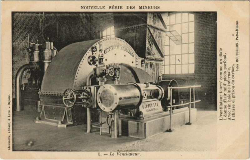 Carte postale ancienne Le Ventilateur