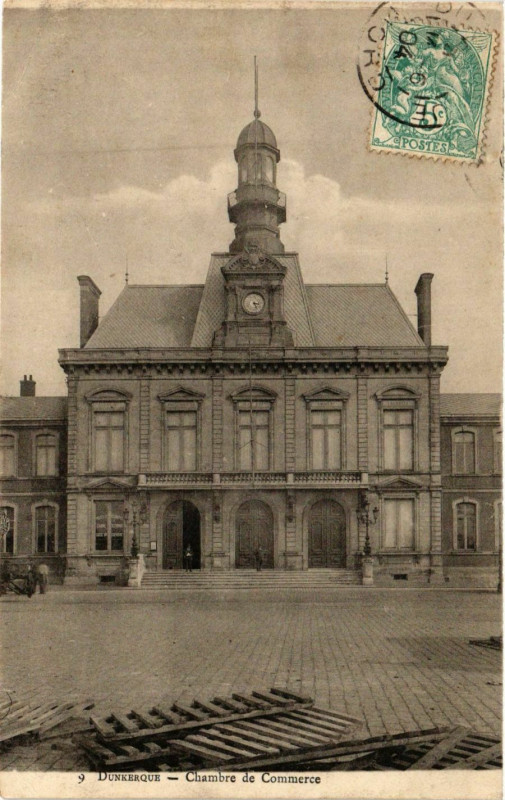 Carte postale ancienne Nord Dunkerque Chambre de Commerce à Dunkerque
