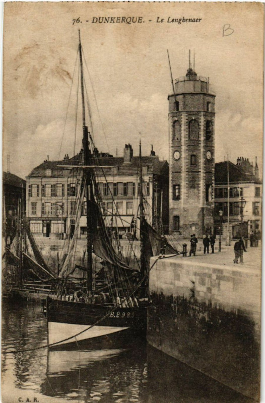 Carte postale ancienne Dunkerque - La Lengbenaer à Dunkerque