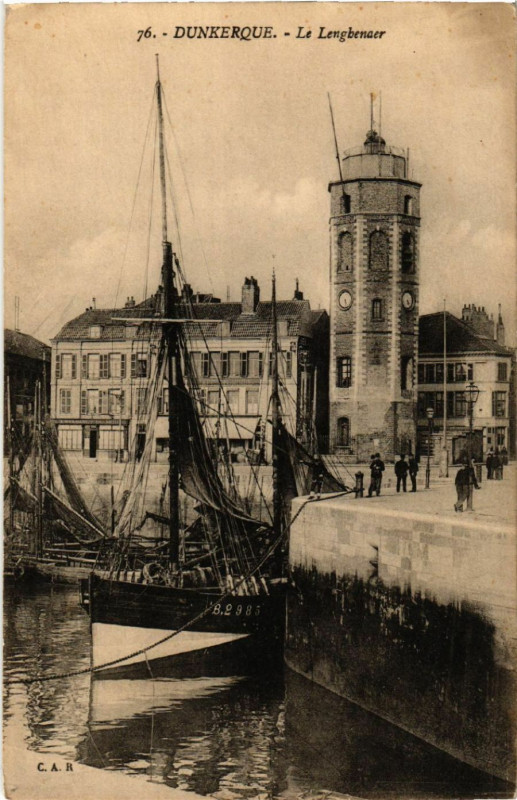 Carte postale ancienne Dunkerque - Le Lengbenaer à Dunkerque