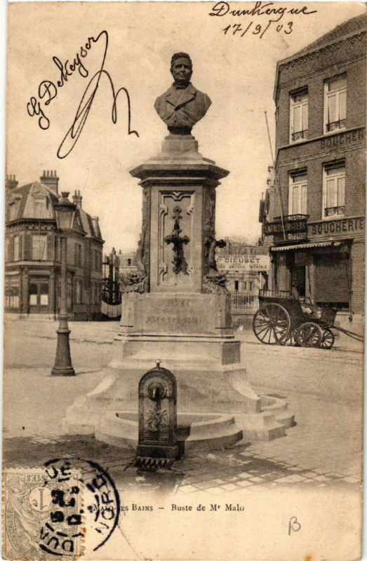 Carte postale ancienne Malo-les-Bains - Ruste de Mr Malo
