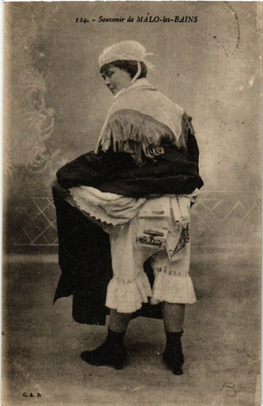Carte postale ancienne Souvenir de Malo-les-Bains