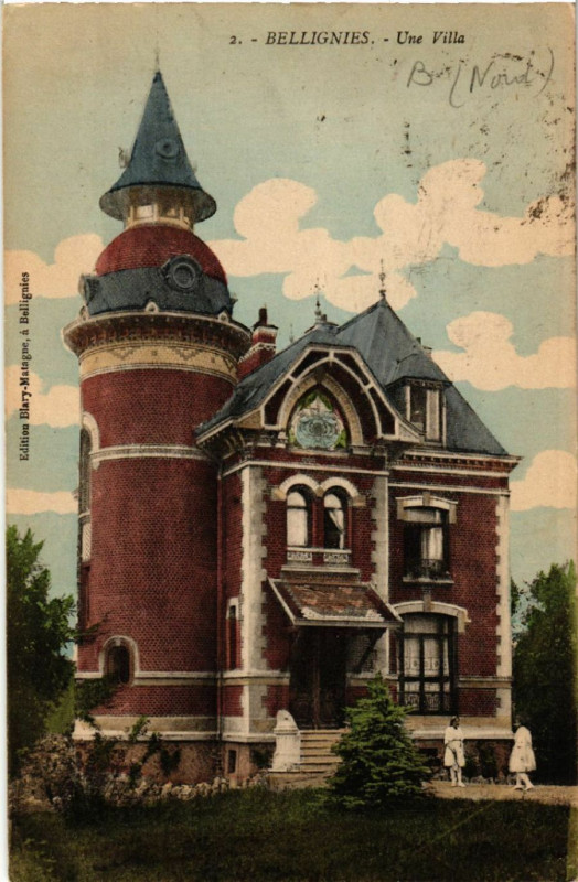 Carte postale ancienne Bellegnies - Une Ville