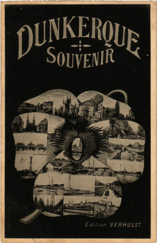 Carte postale ancienne Dunkerque Souvenir à Dunkerque