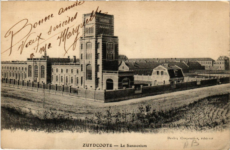 Carte postale ancienne Zuydcoote - Le Sanatorium à Zuydcoote