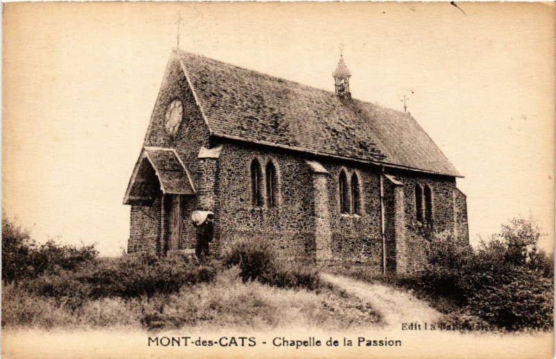 Carte postale ancienne Mont-des-Cats - Chapelle de la Passion
