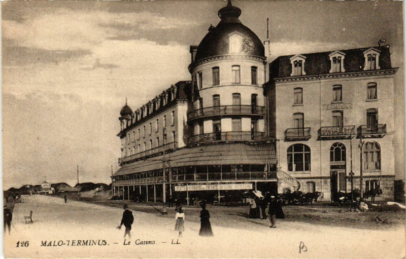 Carte postale ancienne Malo-Terinus - Le Casino