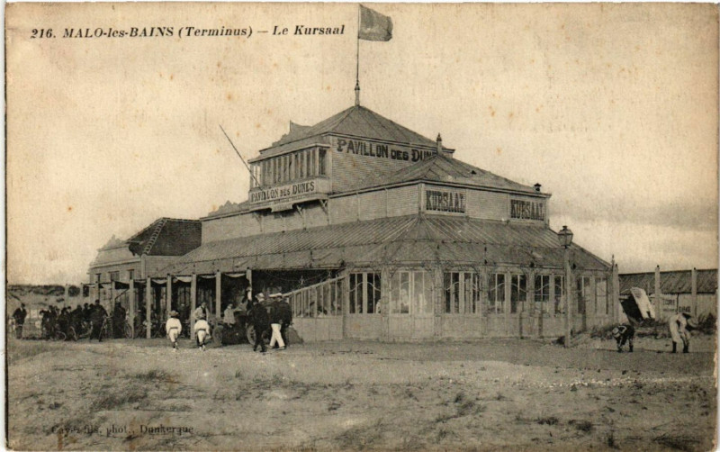 Carte postale ancienne Malo-les-Bains (Terminus) - Le Kursaal