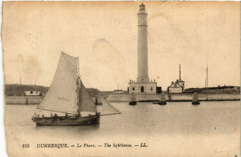 Carte postale ancienne Dunkerque - Le Phare - The lighthouse à Dunkerque