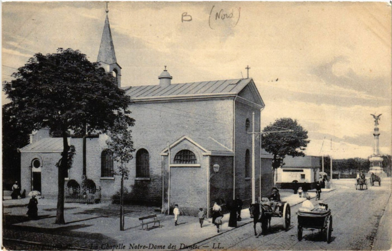Carte postale ancienne Le Chapelle N.-D. des Dunes
