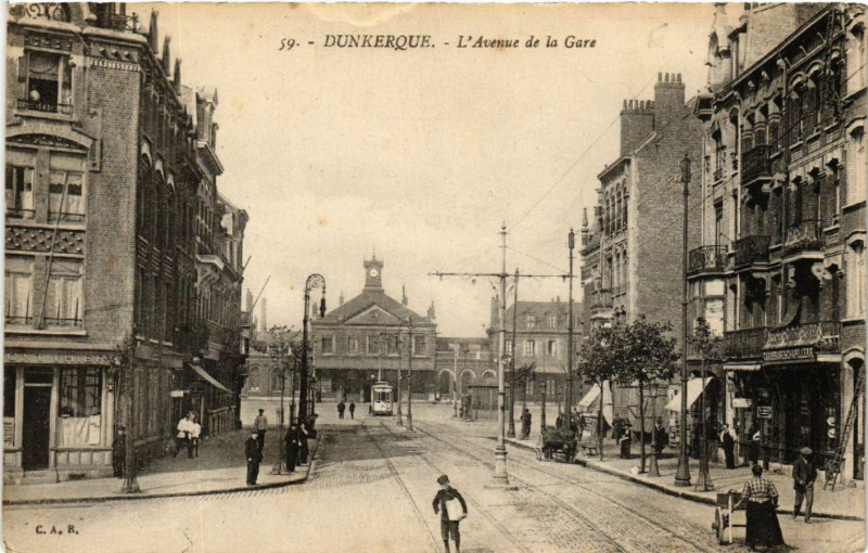 Carte postale ancienne Dunkerque - Maison du Marin à Dunkerque