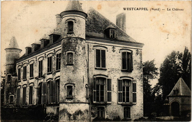 Carte postale ancienne Westcappel - Le Chateau