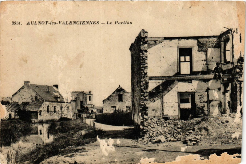 Carte postale ancienne Aulnoy-les-Valenciennes - Le Partian à Valenciennes