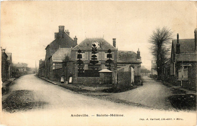 Carte postale ancienne Andeville - Sainte-Helene