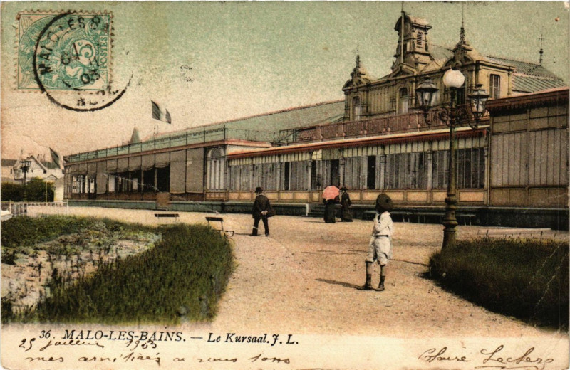 Carte postale ancienne Malo-les-Bains-Le Kursaal