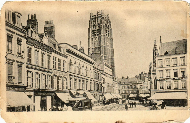 Carte postale ancienne Dunkerque-Le Carillon à Dunkerque