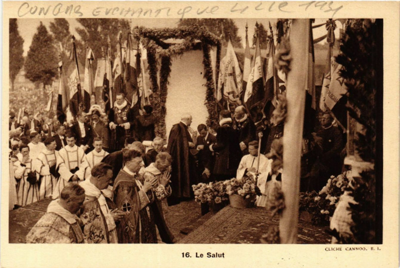 Carte postale ancienne Le Salut