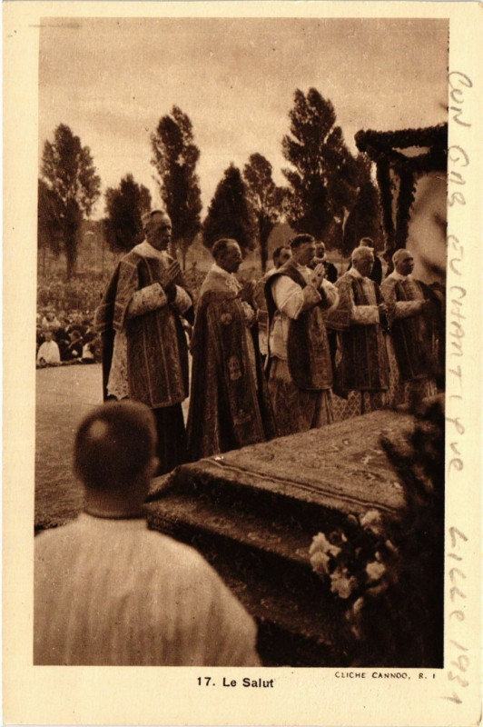 Carte postale ancienne Le Salut