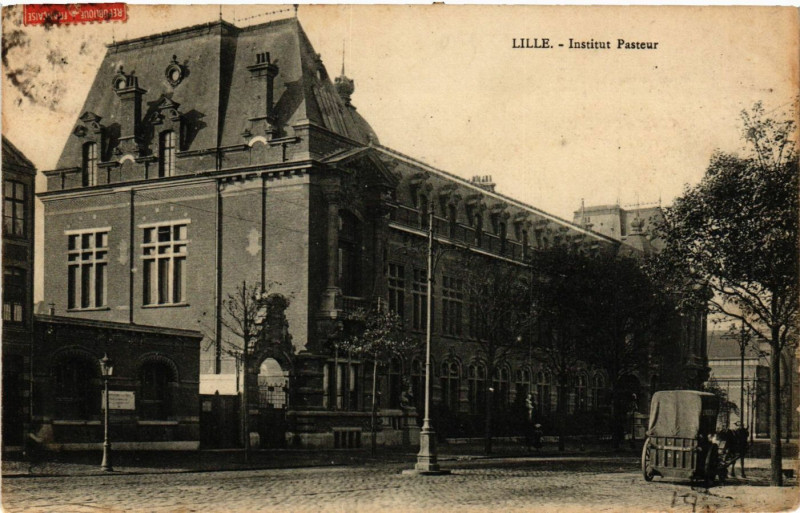 Carte postale ancienne Lille-Institut Pasteur à Lille