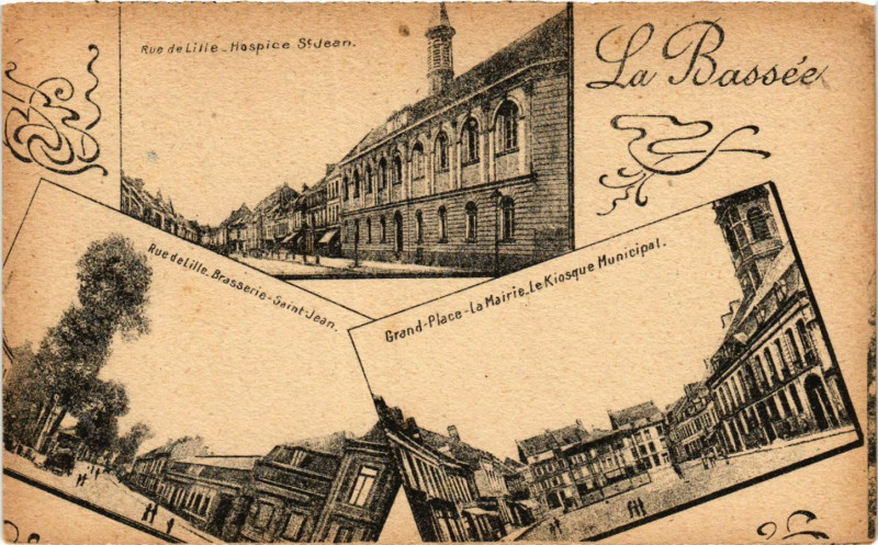 Carte postale ancienne La Bassee à La Bassée