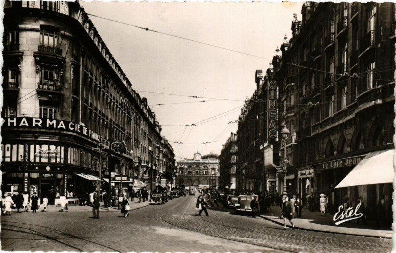 Carte postale ancienne Lille - Rue Faidherbe - Faidherbe stréet à Lille