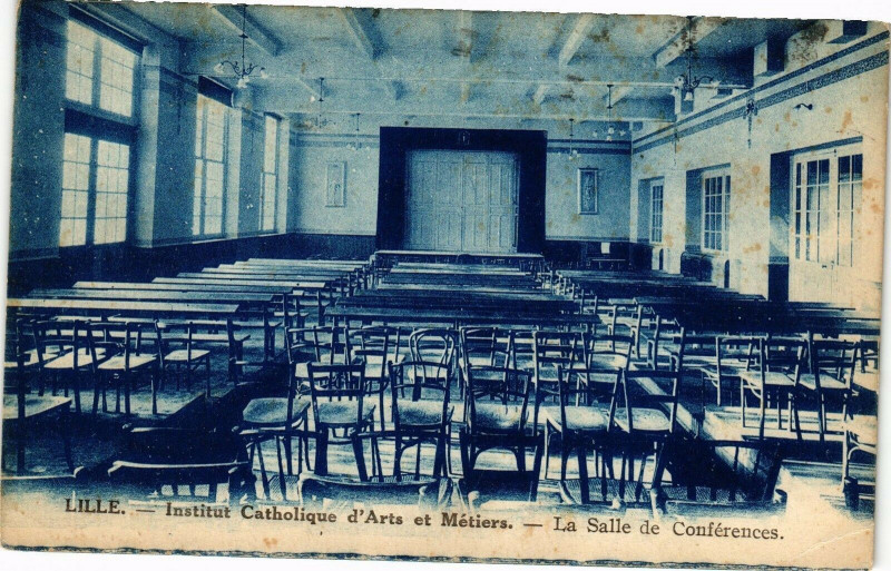 Carte postale ancienne Lille - Inst. Cath. d'Arts et Metiers à Lille