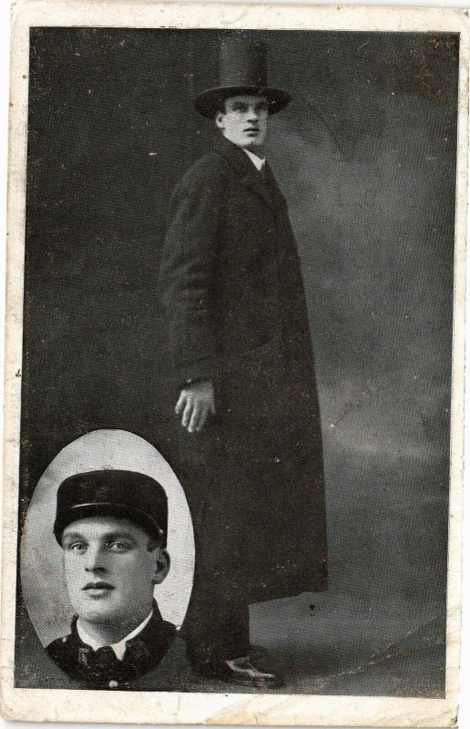 Carte postale ancienne Emmanuel lE Geant Du Nord