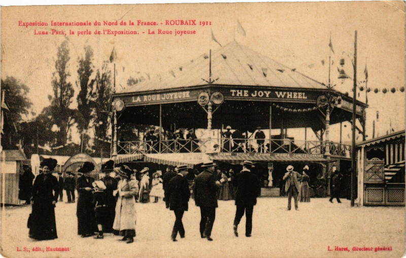 Carte postale ancienne Expo Internat. du nord de la france - Roubaix 1911 à Roubaix