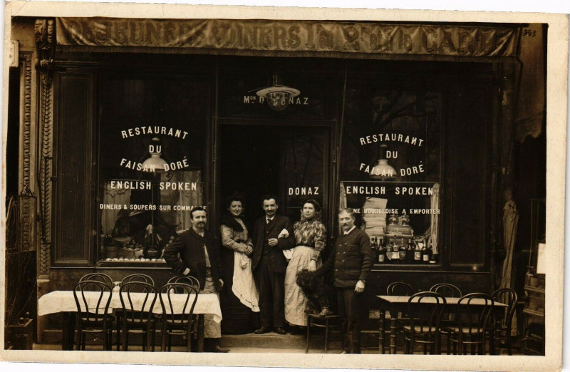 Carte postale ancienne Restaurtant du faisan dore
