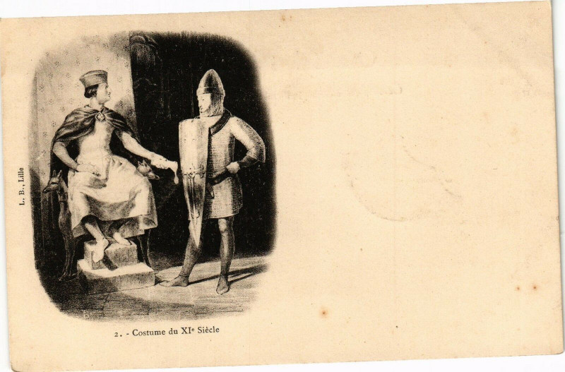 Carte postale ancienne Costume du XIe Siecle
