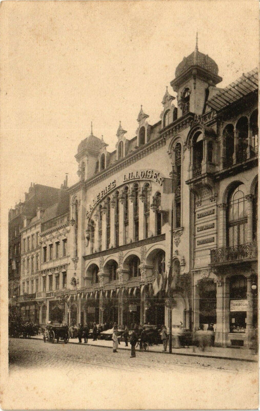 Carte postale ancienne Lille-Galeries Lilloises à Lille