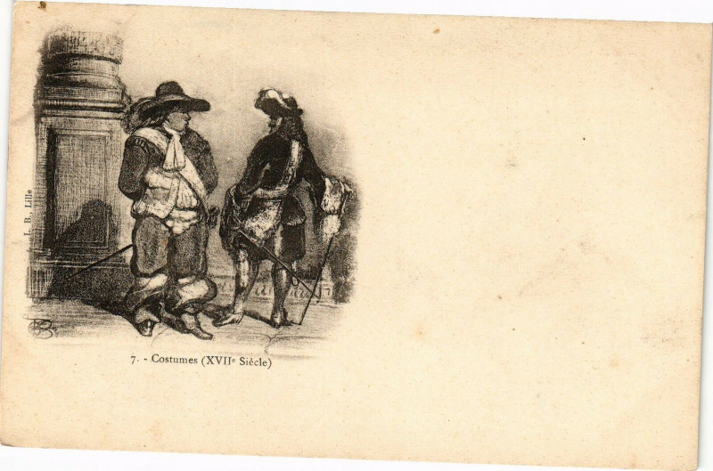 Carte postale ancienne Costumes
