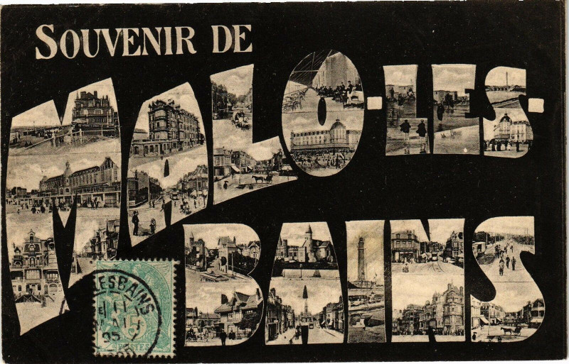 Carte postale ancienne Souvenir de Malo-les-Bains