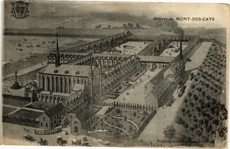 Carte postale ancienne Abbaye du Mont-des-Cats