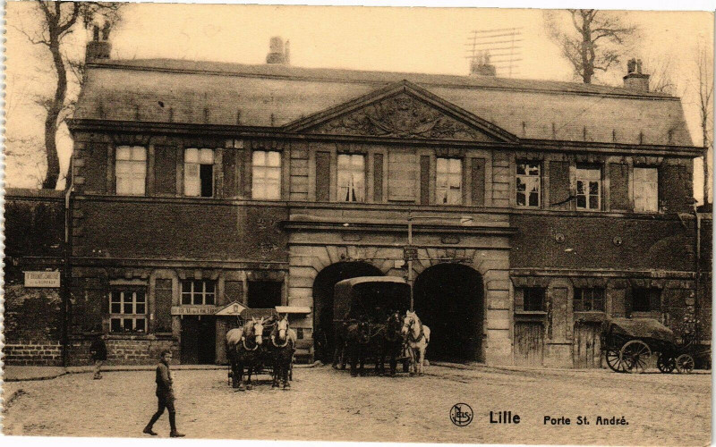 Carte postale ancienne Lille - Porte Saint-Andre à Lille