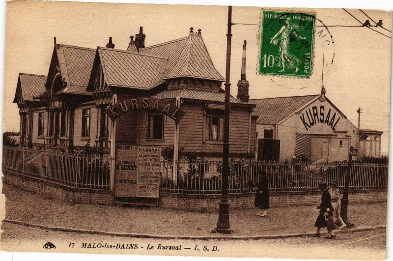 Carte postale ancienne Malo-les-Bains - Le kursaal