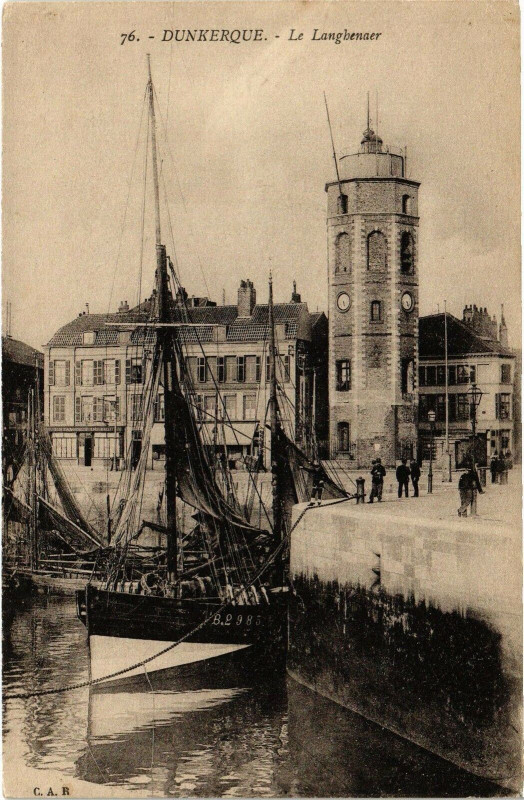 Carte postale ancienne Dunkerque - Le Langhenaer à Dunkerque