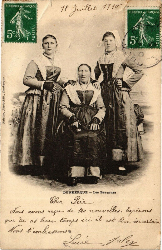Carte postale ancienne Dunkerque - Les Bazennes à Dunkerque