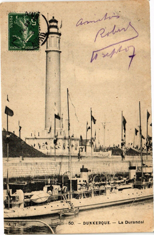 Carte postale ancienne Dunkerque - La Durandal à Dunkerque