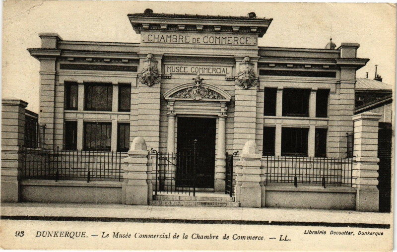 Carte postale ancienne Dunkerque - Le Musée Commercial de la Chambre de Commerce à Dunkerque