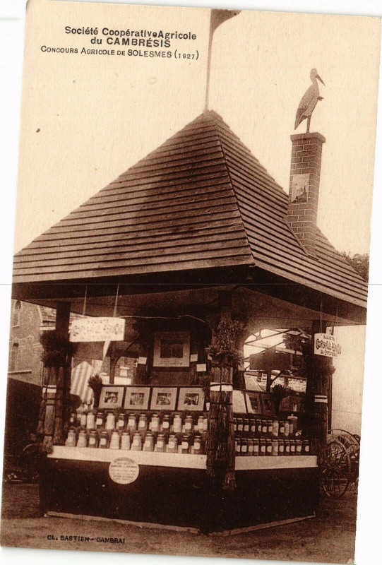 Carte postale ancienne Societe Cooperative Agricole du Cambresis