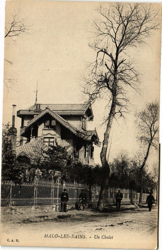 Carte postale ancienne Malo-les-Bains - Un chalet