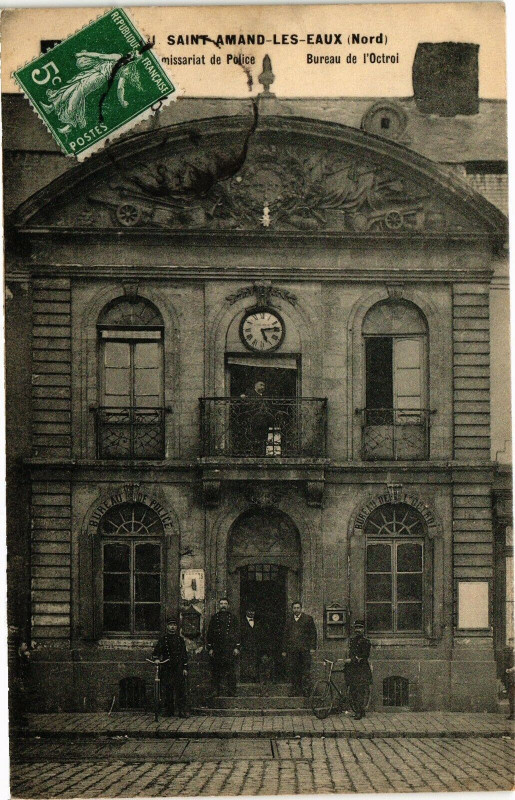 Carte postale ancienne Saint-Amand-les-Eaux - Bureau de l'Octroi à Saint-Amand-les-Eaux
