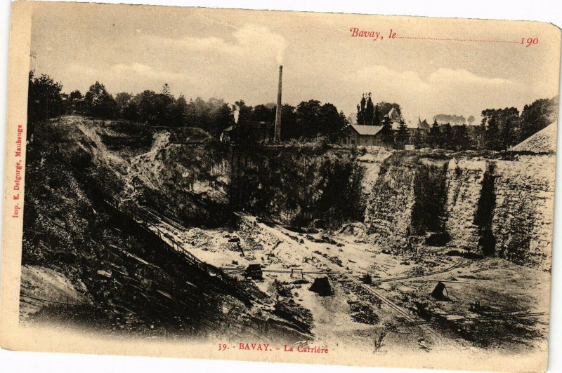 Carte postale ancienne Bavay le - Bavay - La Carriere à Bavay