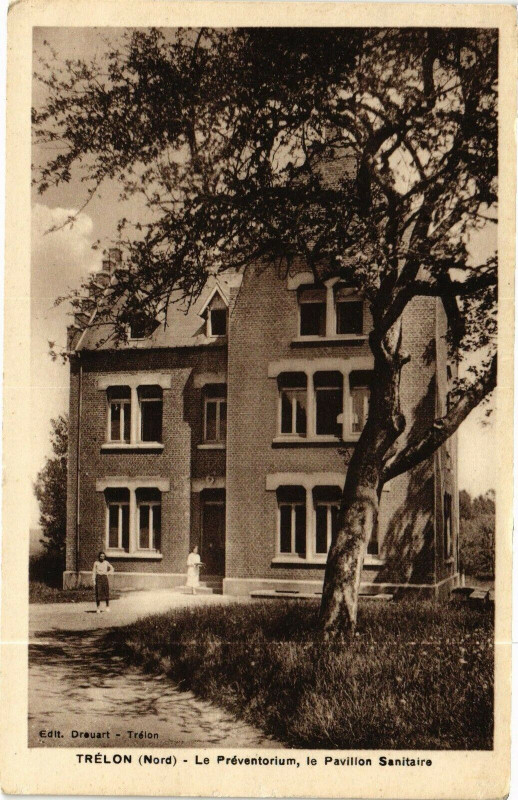 Carte postale ancienne Trelon - Le preventorium le pavillon sanitaire à Trélon
