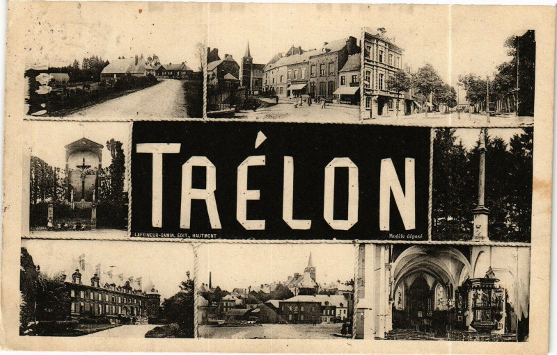 Carte postale ancienne Trelon à Trélon